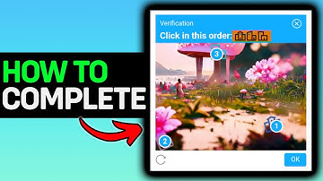 100% SOLVED! How To Complete Click In This Order Verification Puzzle Captcha