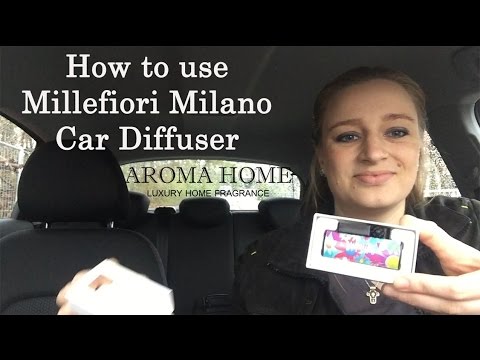 How to use Millefiori Milano Car Diffuser 