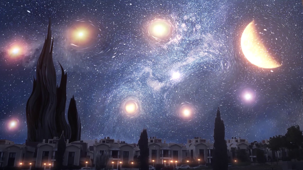 CGI A real life version of The Starry Night YouTube