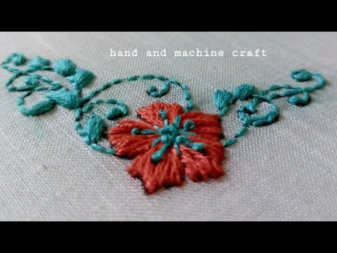 Easy Embroidery for Beginners | Flower Embroidery | Simple and Easy ...
