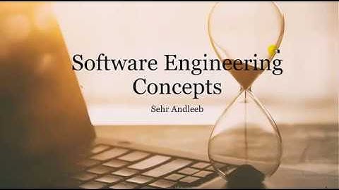 Lecture 4 Software Engineering Concepts