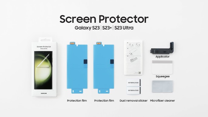Galaxy S23 Series: How to apply Screen Protector