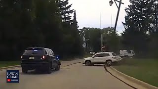 Driver Crashes Into Light Pole After PIT Maneuver by Wisconsin Police