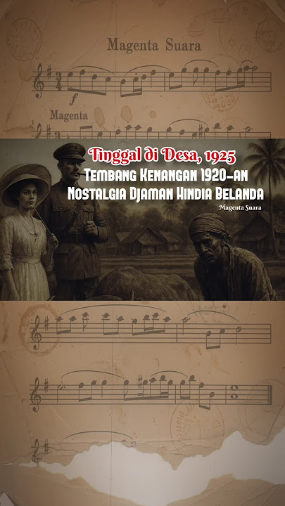 Tinggal di Desa, 1925 | Lagu Kenangan Suasana Hindia Belanda #merdeka #nostalgia #jadul