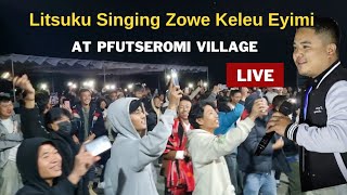 Litsuku Singing Zowe Keleu Eyimi at Pfutseromi Village - Tsükhenyie Festival