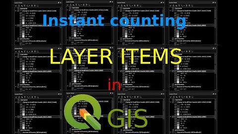 QGIS - instant counting layer items