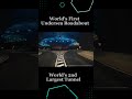 World's First Undersea Roadabout | World;s 2nd Largest Tunnel #shorts