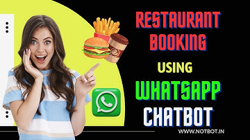 Restaurant booking using WhatsApp Chatbot | WhatsApp Business Cloud API | NotBot