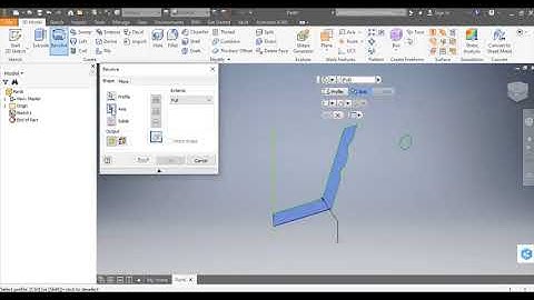 Inventor How To - Revolve