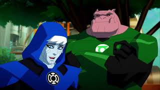 Blue Lantern Razer reunites with Green Lantern Kilowog