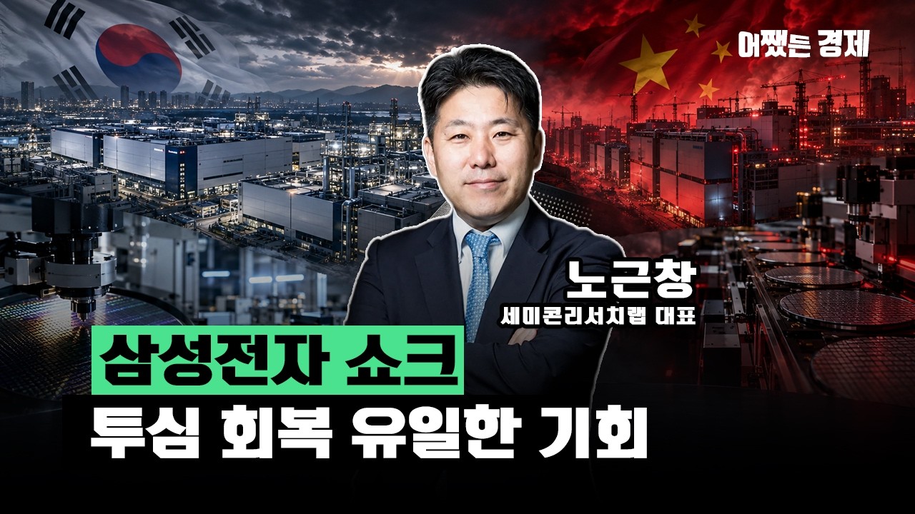 삼성전자 쇼크 "투심 회복 유일한 기회" #삼성전자 #SK하이닉스 #삼전닉스 | 노근창 세미콘리서치랩 대표 / 어쨌든경제
