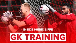 Sheffield United Goalkeeper Training | Aaron Ramsdale and Wes Foderingham | Inside Shirecliffe