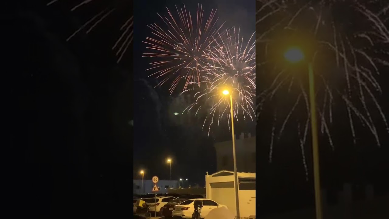 Heera Beach  Fire  work..ajman
