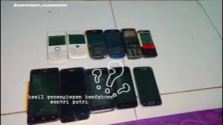 santri ketahuan membawa handphone ke pesantren
