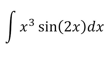 Integral of x^3sin2x