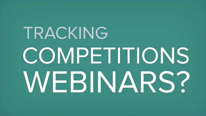 Competitive Webinar Tracking Tool