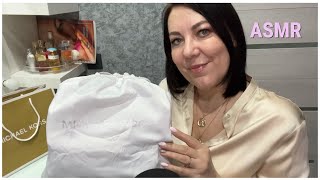 ASMR MICHAEL KORS BAG UNBOXING/Soft Spoken/РАСПАКОВКА СУМКИ MK/НЕЖНЫЙ ГОЛОС/ШУРШАНИЕ ПАКЕТОВ БУМАГИ