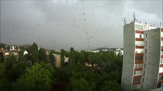 Time lapse - Így érkezett meg a monszun Budapestre (HD)