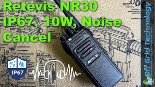 Retevis NR30 GMRS Watt Radio w/ IP67 and Noise Reduction Review | Offgrid Technology