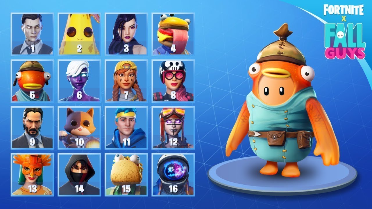 Rare fall guys skins