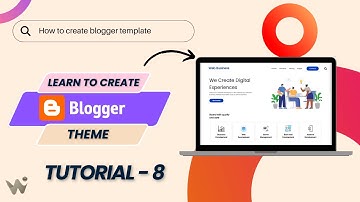 Create blogger template - Tutorial 8 [ About Section Design in Homepage], blogger theme development