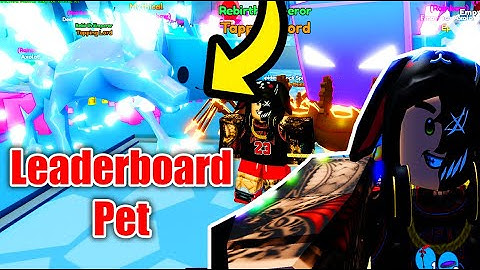 I Got The LEADERBOARD PETS In Tapping Simulator (Spacewolf & Clockspider) Top 100
