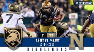 Army Vs Navy 2019 Highlights Malcolm Perry Has A Historic Performance To Snap Streak Cbs Sports