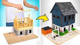 Как построить классный дом из мини-кирпичиков