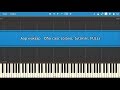 Аар куйаар - О5о саас (piano, tutorial, FULL)