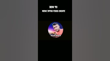 how to make YouTube channel intro video editing kingmaster bangla tutorial news templet video