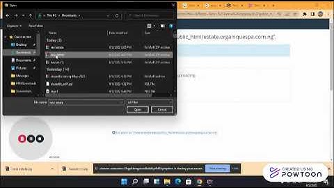 upload zip and extract in cpanel