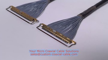 microcoax UAE factory IPEX 20499-032E-01 awg-44 micro-coax for FPD-Link III systems Insulated Multi-