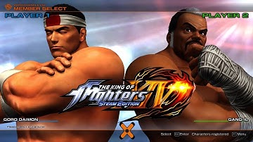 The King Of Fighters XIV - GORO DAIMON vs GANG-IL