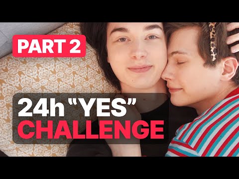 24 Hours Yes To My Boyfriend! — Gay Couple Challenge (Part 2)