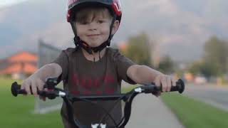 teaching 6 year old to ride bike