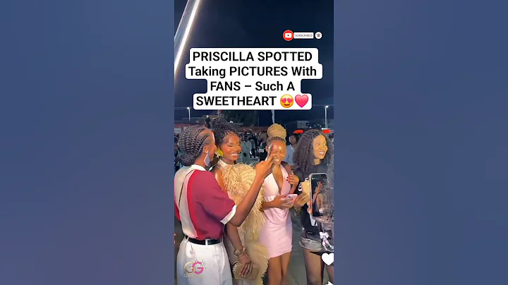 PRISCILLA Takes PHOTOS With FANS 😍❤️  AT GTCO FASHION WEEK! #jux #jp #zuchu #diamond #maandamano