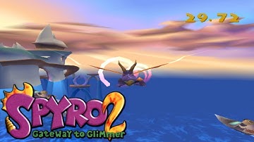 Spyro 2: Gateway to Glimmer (PS1) 100% - Part 10 - Ocean Speedway