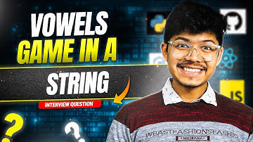 3227. Vowels Game in a String | Greedy | Strings