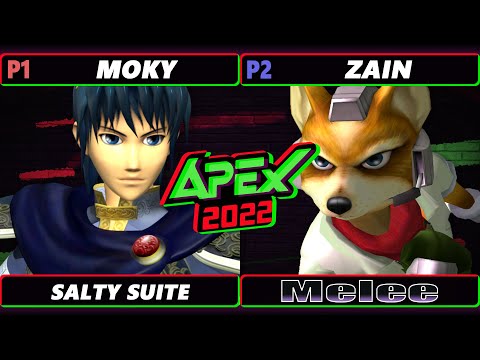 Apex 2022 SALTY SUITE - moky (Marth) Vs. Zain (Fox) - Reverse Mains 