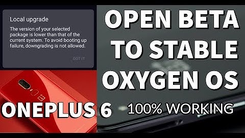 ONEPLUS OPEN BETA TO STABLE OXYGEN OS 100% WORKING