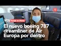 Cómo es el Boeing 787 Dreamliner de Air Europa por dentro