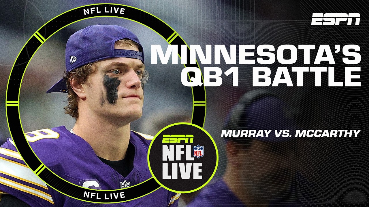 Kyler Murray š J.J. McCarthy š Assessing the Vikings' QB competition | NFL Live