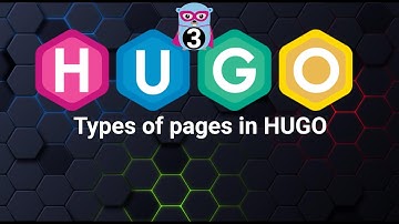 Types of pages in HUGO