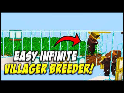 ✅ EASIEST INFINITE Villager Breeder Tutorial! | Minecraft Java 1.18.1!