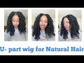 Flexi Rods on Haute Kinky Hair U-part Wig