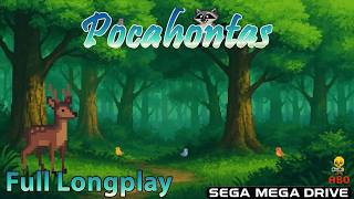 Pocahontas Sega Mega Drive Full Walkthrough 4k