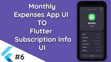 #6 Manage Subscriptions with Subscription Info UI in Flutter | Step-by-Step Guide!
