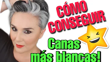 ¿Cómo mantener bonitas las canas?