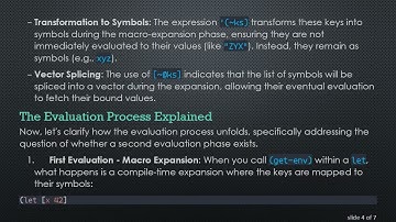 Understanding &env Macro and Its Magical Evaluation Phase in Clojure