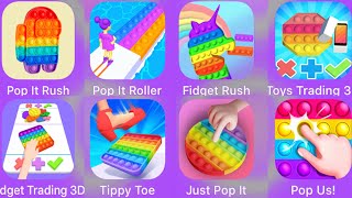 Pop It Rush,Pop It Roller,Fidget Trading 3D,Tippy Toe,Just Pop It,Pop Us,Toys Trading 3D,Fidget Rush screenshot 4